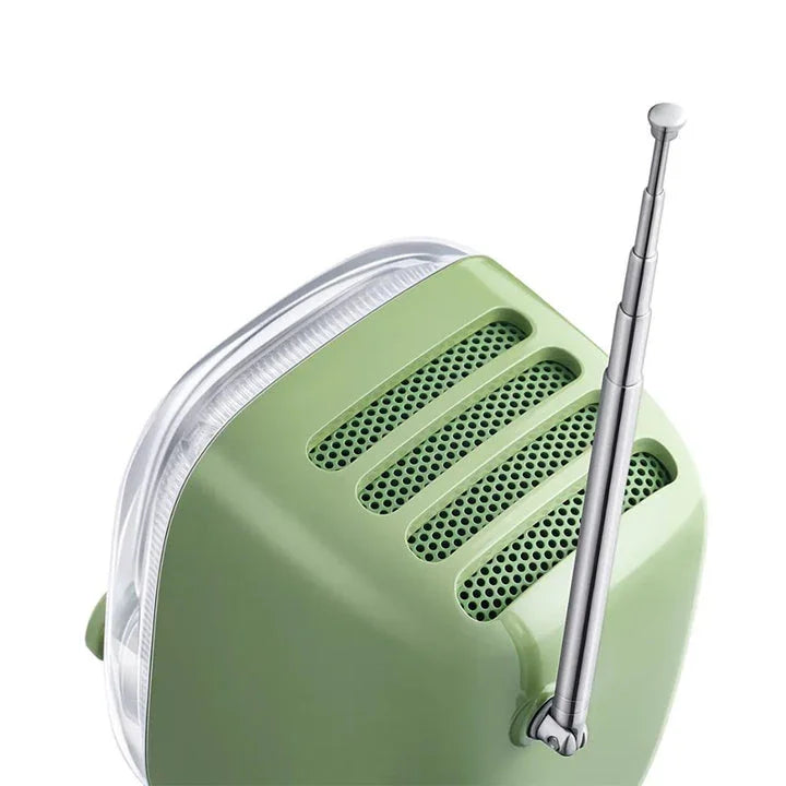Divoom Tiivoo-2 Bluetooth Mini Speaker - Vintage Green - Tashqila Divoom Tiivoo-2 Bluetooth Mini Speaker - Vintage Green - Tashqila